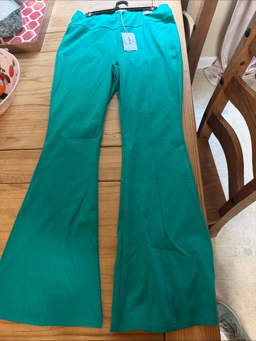 ds Teal Flare Pants - Women's Boot Cut - Picture 2 of 4